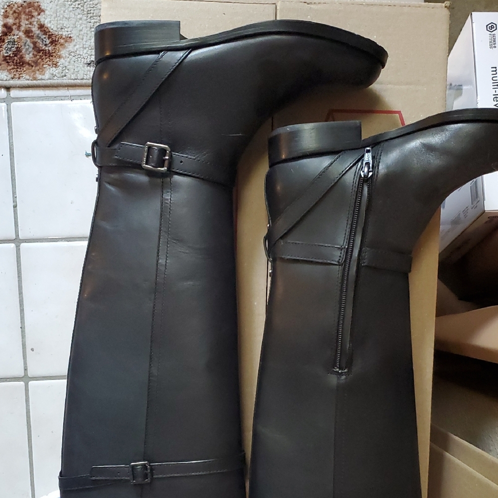 ANTONIO MELANI Womens Calf High Boots 8.5